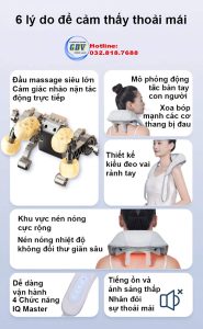 Máy massage cổ vai gáy hồng ngoại giảm đau hiệu quả
