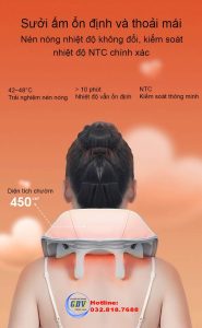 Máy massage cổ vai gáy hồng ngoại giảm đau hiệu quả