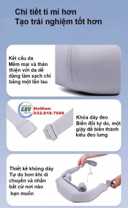 Máy massage cổ vai gáy hồng ngoại giảm đau hiệu quả