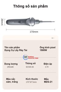 Hình 3. Các bước thao tác an toàn với MIZGE.