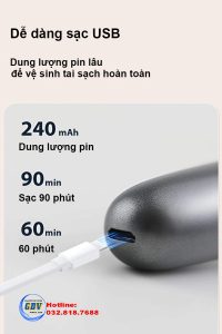 Hình 2. Thông số kỹ thuật chính của MIZGE.