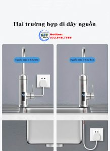Vòi nước nóng trực tiếp bằng inox