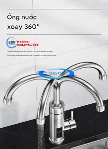 Vòi nước nóng trực tiếp bằng inox