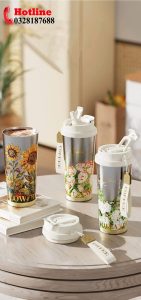 Cốc giữ nhiệt cao cấp titanium 520ml chính hãng Van Gogh Series